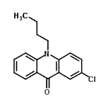 CAS 登录号：128420-54-2， 10-丁基-2-氯-9(10H)-吖啶酮