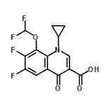 CAS#: 128426-95-9, 1-Cyclopropyl-8-(Difluoromethoxy)-6,7-Difluoro-4-Oxo-1,4-Dihydro-3-Quinolinecarboxylic Acid