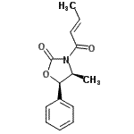 CAS#: 128440-43-7, (4S,5R)-3-[(2E)-2-Butenoyl]-4-Methyl-5-Phenyl-1,3-Oxazolidin-2-One