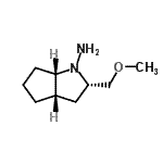 CAS#: 128495-97-6, (2S,3aS,6aS)-2-(Methoxymethyl)Hexahydrocyclopenta[b]Pyrrol-1(2H)-Amine