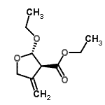 CAS#: 128597-19-3, Ethyl (2S,3S)-2-Ethoxy-4-Methylenetetrahydro-3-Furancarboxylate