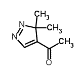 CAS 登录号：128641-91-8， 1-(3,3-二甲基-3H-吡唑-4-基)乙酮