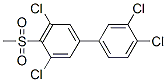 CAS#: 128742-32-5, 1,3-Dichloro-5-(3,4-Dichlorophenyl)-2-Methylsulfonylbenzene