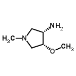 CAS#: 128757-97-1, (3S,4R)-4-Methoxy-1-Methyl-3-Pyrrolidinamine