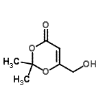 CAS#: 128766-63-2, 6-(Hydroxymethyl)-2,2-Dimethyl-4H-1,3-Dioxin-4-One