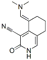 CAS 登录号：128767-22-6， (5E)-5-(二甲基氨基甲基亚基)-3-氧代-2,6,7,8-四氢异喹啉-4-甲腈