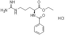 CAS#: 128805-94-7, Ethyl N<Sup>2</Sup>-Benzoyl-L-Argininate Hydrochloride (1:1)
