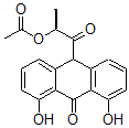 CAS#: 128864-31-3, [(2S)-1-(4,5-Dihydroxy-10-Oxo-9H-Anthracen-9-Yl)-1-Oxopropan-2-Yl] Acetate