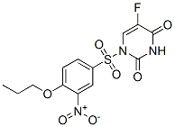 CAS#: 128887-35-4, 5-Fluoro-1-(3-Nitro-4-Propoxyphenyl)Sulfonylpyrimidine-2,4-Dione