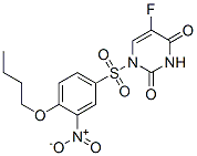 CAS#: 128887-36-5, 1-(4-Butoxy-3-Nitrophenyl)Sulfonyl-5-Fluoropyrimidine-2,4-Dione