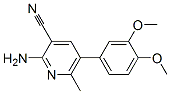 CAS 登录号：129090-37-5， 2-氨基-5-(3,4-二甲氧基苯基)-6-甲基吡啶-3-甲腈