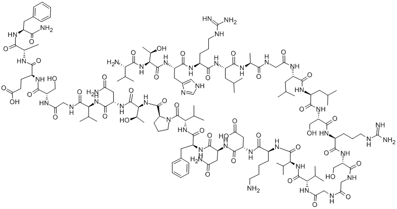 CAS#: 129121-73-9, 25-L-Aspartic Acid-35-L-Glutamic Acid-8-37-alpha-Calcitoningene-Related Peptide (Human Reduced)