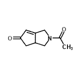 CAS#: 129222-17-9, 2-Acetyl-2,3,3A,4-Tetrahydrocyclopenta[c]Pyrrol-5(1H)-One