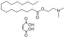 CAS 登录号:129320-10-1, 2-(二甲基氨基)乙基十六烷酸酯(Z)-2-丁烯二酸盐(1:1)