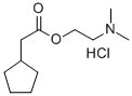 CAS 登录号：129320-11-2， 2-(二甲基氨基)乙基环戊烷乙酸酯盐酸盐