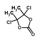 CAS 登录号：129482-56-0， 4,5-二氯-4,5-二甲基-1,3-二氧戊环-2-酮