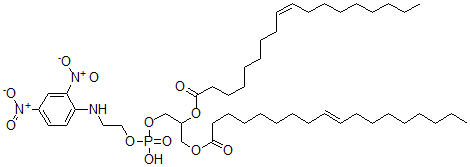 CAS#: 129509-47-3, [1-[2-[(2,4-Dinitrophenyl)Amino]Ethoxy-Hydroxyphosphoryl]Oxy-3-[(E)-Octadec-9-Enoyl]Oxypropan-2-Yl] (Z)-Octadec-9-Enoate