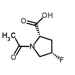 CAS#: 129512-85-2, (4S)-1-Acetyl-4-Fluoro-L-Proline