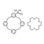 CAS 登录号：129518-51-0， 1,4,7,10,13,16-六氧杂环十八烷-4-(2-甲基-2-丙基)五环[19.3.1.1<sup>3,7</sup>.1<sup>9,13</sup>.1<sup>15,19</sup>]二十八-1(25),3(28),4,6,9(27),10,12,15(26),16,18,21,23-十二烯(1:1)