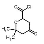 CAS#: 129536-96-5, 6,6-Dimethyl-4-Oxotetrahydro-2H-Pyran-2-Carbonyl Chloride