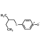 CAS 登录号：129598-86-3， 4-[(2-甲基丁基)硫基]吡啶1-氧化物