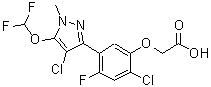 CAS#: 129630-17-7, {2-Chloro-5-[4-Chloro-5-(Difluoromethoxy)-1-Methyl-1H-Pyrazol-3-Yl]-4-Fluorophenoxy}Acetic Acid