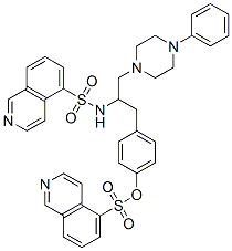 CAS#: 129695-80-3, [4-[2-(Isoquinolin-5-Ylsulfonylamino)-3-(4-Phenylpiperazin-1-Yl)Propyl]Phenyl] Isoquinoline-5-Sulfonate