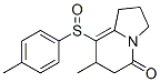 CAS 登录号：129762-22-7， (7S)-7-甲基-8-(4-甲基苯基)亚磺酰-2,3,6,7-四氢-1H-吲嗪-5-酮