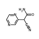 CAS#: 129794-39-4, 2-Cyano-2-(2-Pyrazinyl)Acetamide