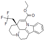 CAS 登录号：129959-03-1， Ethyl 21,21,21-Trifluoroapovincaminate