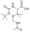 CAS#: 129972-45-8, 3-[[(Acetylamino)Methyl]Thio]-N-[(1,1-Dimethylethoxy)Carbonyl]-L-Valine