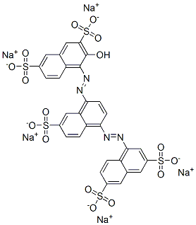 CAS#: 13000-39-0, Pentasodium 4-[[4-[(3,6-Disulphonato-1-Naphthyl)Azo]-7-Sulphonato-1-Naphthyl]Azo]-3-Hydroxynaphthalene-2,7-Disulphonate