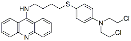 CAS#: 130031-50-4, N-[4-[4-[Bis(2-Chloroethyl)Amino]Phenyl]Sulfanylbutyl]Acridin-9-Amine