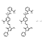 CAS#: 130032-94-9, Disodium 5-[(2-Carboxyphenyl)Sulfamoyl]-2-[(3-Methyl-5-Oxo-1-Phenyl-4H-Pyrazol-4-Yl)Azo]Benzoate