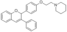CAS#: 130064-18-5, 1-[2-[4-(3-Phenyl-2H-Chromen-2-Yl)Phenoxy]Ethyl]Piperidine