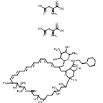 CAS#: 130176-10-2, L-Aspartic Acid - 33-[(3-Amino-3,6-Dideoxyhexopyranosyl)Oxy]-1,3,5,6,9,11,17,37-Octahydroxy-15,16,18-Trimethyl-N-[2-(4-Morpholinyl)Ethyl]-13-Oxo-14,39-Dioxabicyclo[33.3.1]Nonatriaconta-19,21,23,25,27, 29,31-Heptaene-36-Carboxamide (2:1)