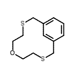 CAS#: 130184-19-9, 6-Oxa-3,9-Dithiabicyclo[9.3.1]Pentadeca-1(15),11,13-Triene