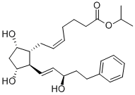 CAS#: 130273-87-9, 7-[(1R,2R,3R,5S)-3,5-Dihydroxy-2-[(1E,3R)-3-Hydroxy-5-Phenyl-1-Penten-1-Yl]Cyclopentyl]-(5Z)-5-Heptenoic Acid 1-Methylethyl Ester