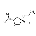 CAS#: 130307-80-1, 2,5-Anhydro-1,1-Dichloro-1,3-Dideoxy-4-O-Ethyl-4-C-Methyl-D-Threo-Pentitol