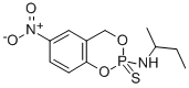 CAS 登录号:130365-36-5, N-(1-甲基丙基)-6-硝基-4H-1,3,2-苯并二氧杂磷杂环己烷-2-胺2-硫醚