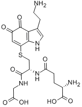 CAS#: 130369-71-0, (2S)-2-Amino-5-[[(2R)-2-Amino-3-[[3-(2-Aminoethyl)-4,5-Dioxo-1H-Indol-7-Yl]Sulfanyl]Propanoyl]-(Carboxymethyl)Amino]-5-Oxopentanoic Acid
