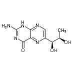 CAS 登录号：13039-62-8， 2-氨基-6-[(1S,2R)-1,2-二羟基丙基]-4(1H)-蝶啶酮