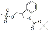 CAS 登录号：130469-60-2， 叔丁基3-(甲基磺酰基氧基甲基)-2,3-二氢吲哚-1-羧酸酯