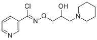 CAS 登录号:130493-03-7, N-(2-羟基-3-哌啶-1-基丙氧基)吡啶-3-甲醛肟氯化物