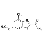 CAS#: 130593-23-6, 6-Methoxy-4-Methyl-1,3-Benzothiazole-2-Carboxamide