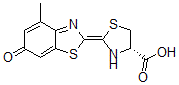 CAS 登录号：130593-26-9， (2Z,4S)-2-(4-甲基-6-氧代-1,3-苯并噻唑-2-亚基)-1,3-噻唑烷-4-羧酸