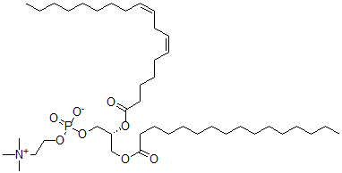 CAS#: 130614-06-1, [(2R)-3-Hexadecanoyloxy-2-[(6Z,9Z)-Octadeca-6,9-Dienoyl]Oxypropyl] 2-Trimethylazaniumylethyl Phosphate
