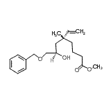 CAS#: 130675-13-7, Methyl (5R,7R)-8-(Benzyloxy)-7-Hydroxy-5-Methyl-5-Vinyloctanoate