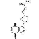 CAS#: 130676-58-3, [(2S,5R)-5-(6-Oxo-3,6-Dihydro-9H-Purin-9-Yl)Tetrahydro-2-Furanyl]Methyl Acetate