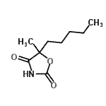 CAS#: 130689-74-6, 5-Methyl-5-Pentyl-1,3-Oxazolidine-2,4-Dione